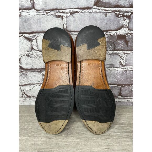 G.H. Bass & Co. Brown Leather Slip On Penny Loafers Dress Shoes Men 7.5M US/40.5 - Picture 13 of 16